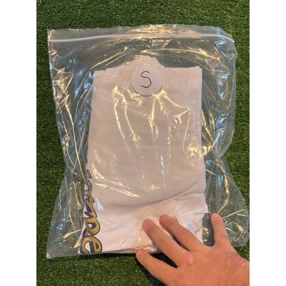 Vintage Notre Dame Fighting Irish shirt mens XL white adidas swimming diving S - Picture 11 of 11